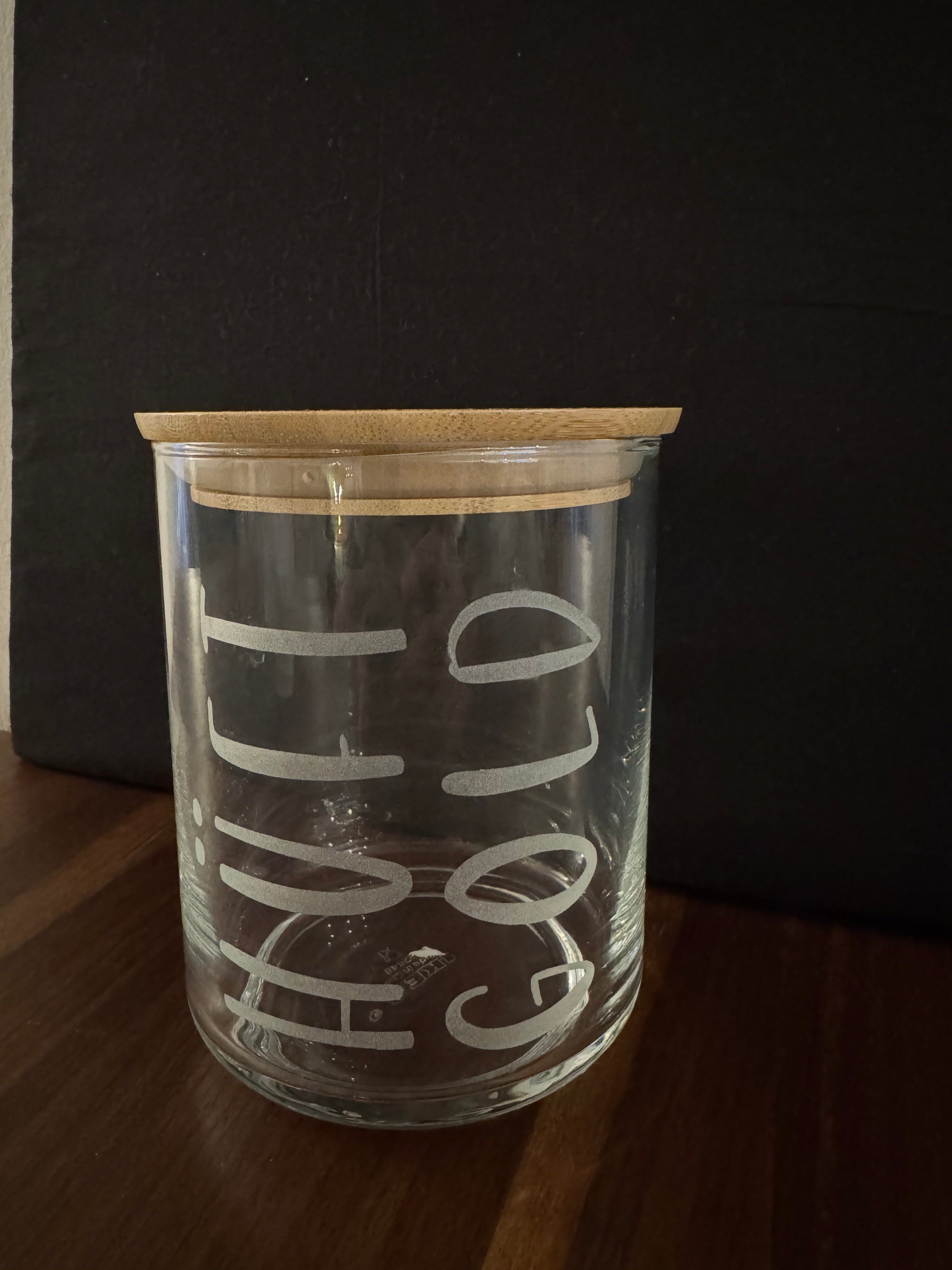 Aufbewahrungsglas Hüftgold