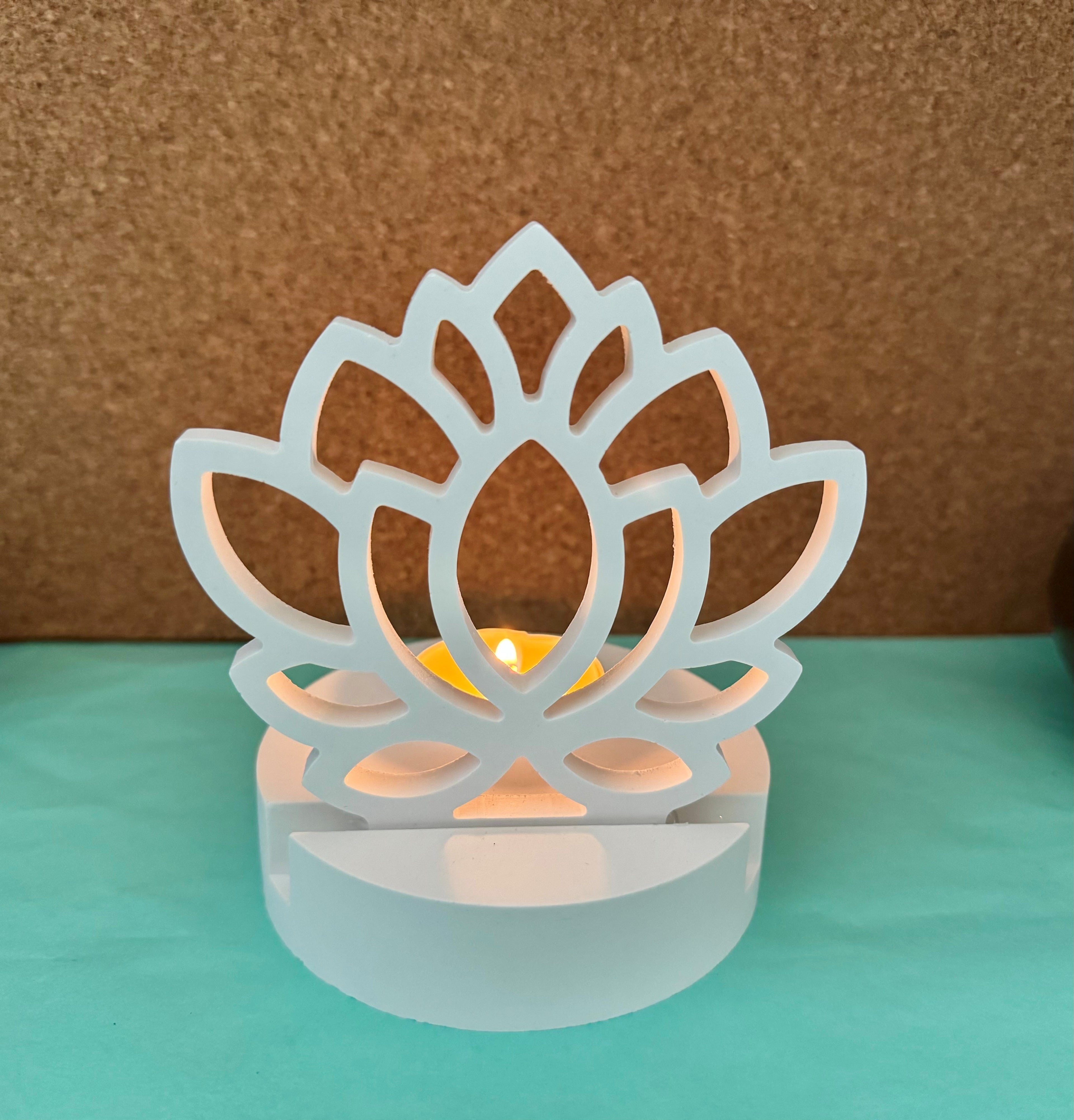 Kerze Lotusblüte